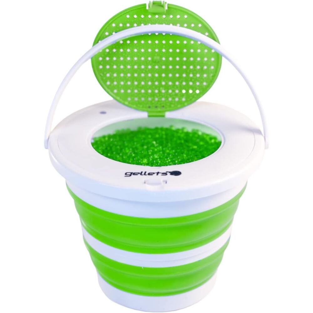 Gel Blaster Collapsible Ammo Tub 1.5 Gallon Holds 15,000+ Green Gellets NEW